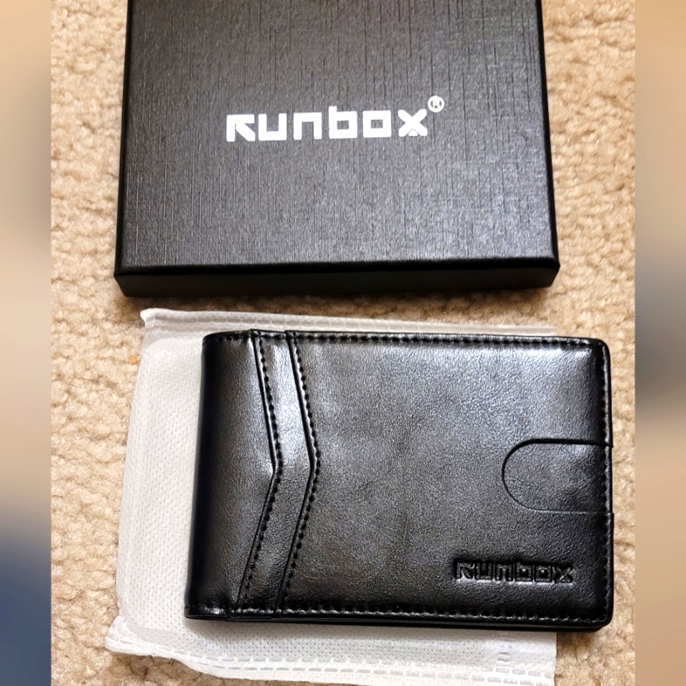 Runbox mens slim wallet with RFID